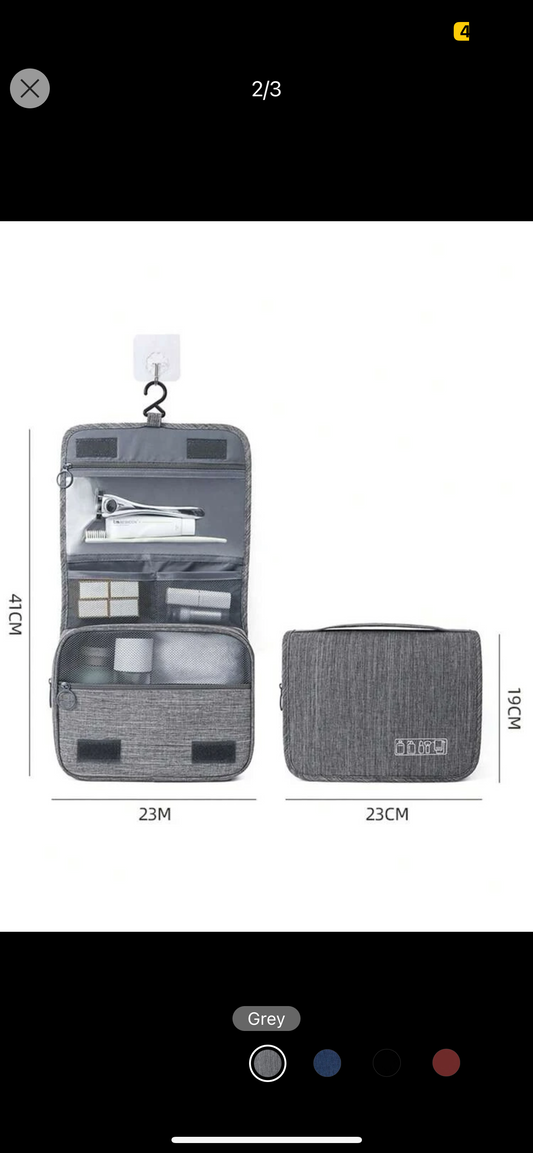 Women make-up storage bag are Men portable multi layer luggage insert storage bag