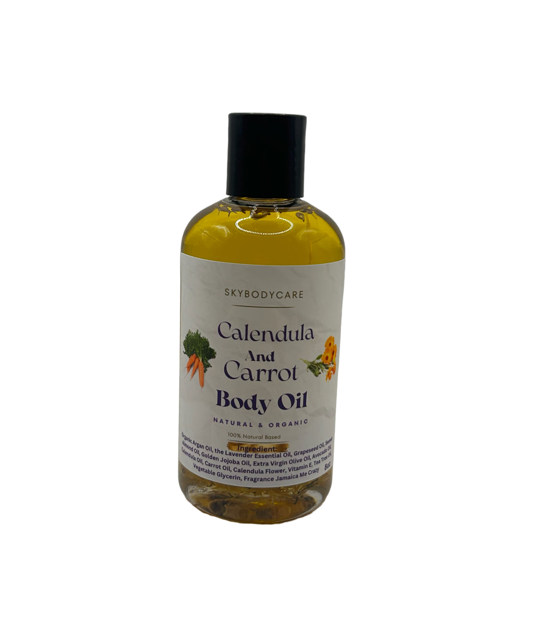 Calendula & Carrot Body Oil 8oz