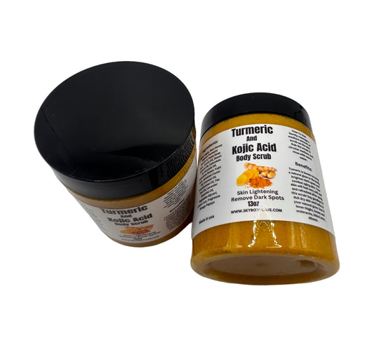 Turmeric & Kojic Acid Foaming Body Scrub 13oz