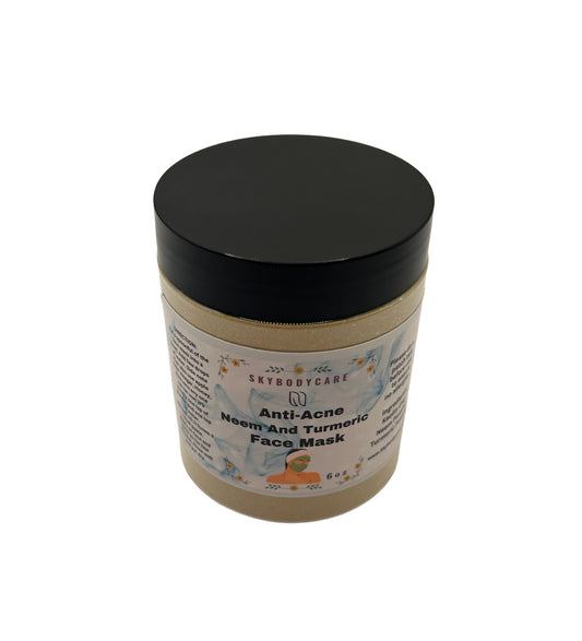 Neem And Turmeric Anti-Acne Face Mask 6oz