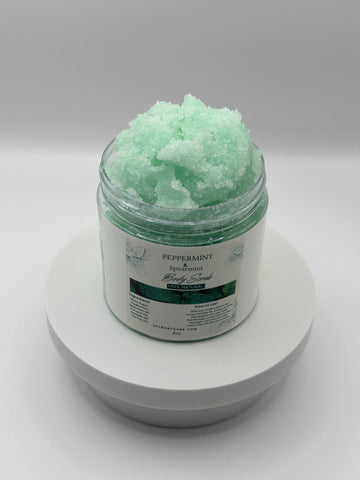 Peppermint & Spearmint Body Scrub 8oz