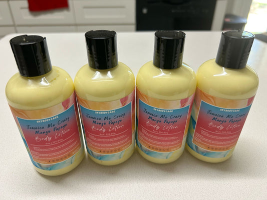 Jamaica Me Crazy & Mongo Papaya Body Lotion (Make with shea butter)